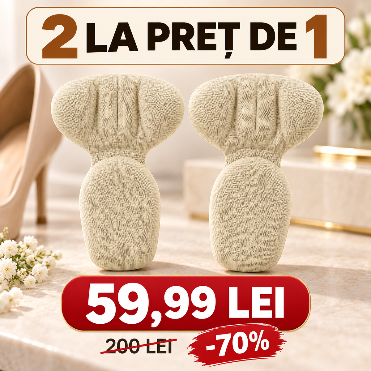 Protecții pentru călcâie – Adio pantofilor care te rod